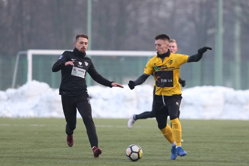 Football. Sparing. Rozwoj Katowice - GKS 1962 Jastrzebie. 30.01.2019