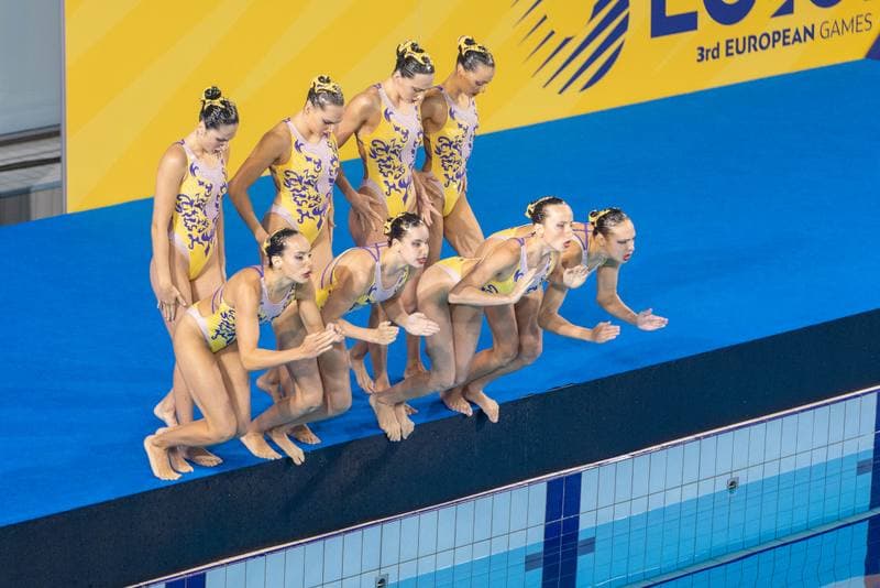 Artistic Swimming. European Games. Team Free Routine Combination. 23.06.2023