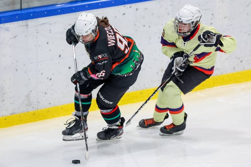 Ice Hockey. Tauron Liga Kobiet. Wiedzmy 71 Wroclaw - Kojotki Naprzod Janow. 03.12.2023