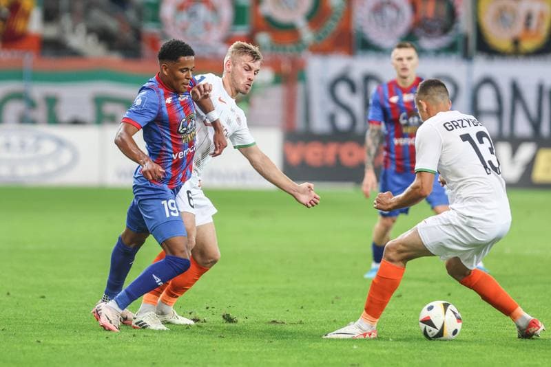 Football. PKO BP Ekstraklasa. Piast Gliwice - Zaglebie Lubin. 24.08.2024