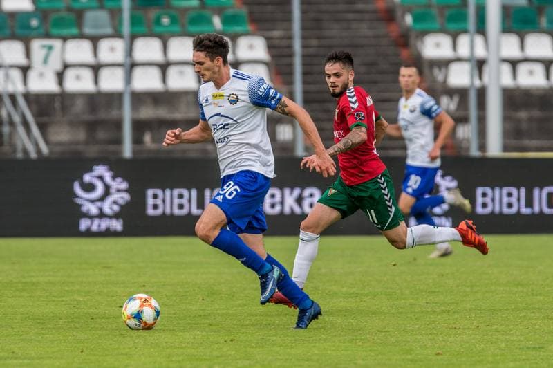 Football. Fortuna I Liga. Zaglebie Sosnowiec - Stal Mielec. 17.07.2020