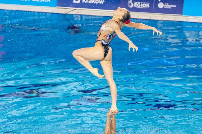 Artistic Swimming. European Games. Team Acrobatic Routine. 24.06.2023