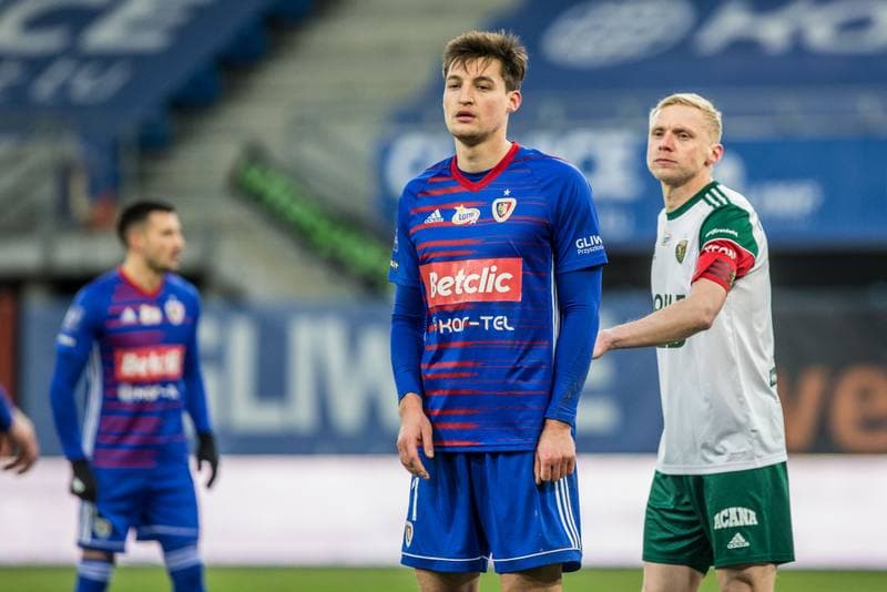 Football. PKO BP Ekstraklasa. Piast Gliwice - Slask Wroclaw. 06.02.2021