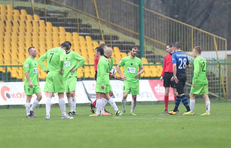 Football. I Liga. Rozwoj Katowice - Zawisza Bydgoszcz. 09.04.2016