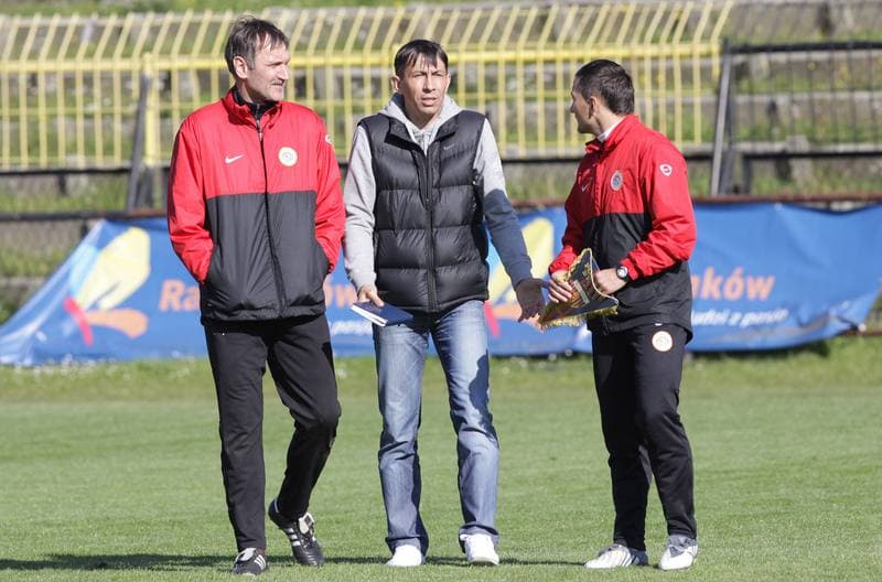 Football. Sparing. Polonia Bytom - Zaglebie Lubin. 09.10.2010