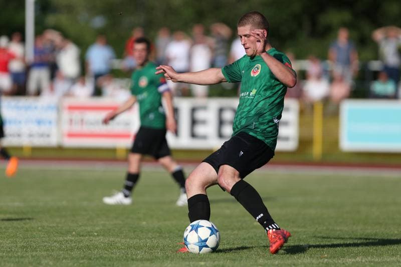 Football. Playoff for III Liga. Gwarek Tarnowskie Gory - Unia Turza Slaska. 18.06.2016
