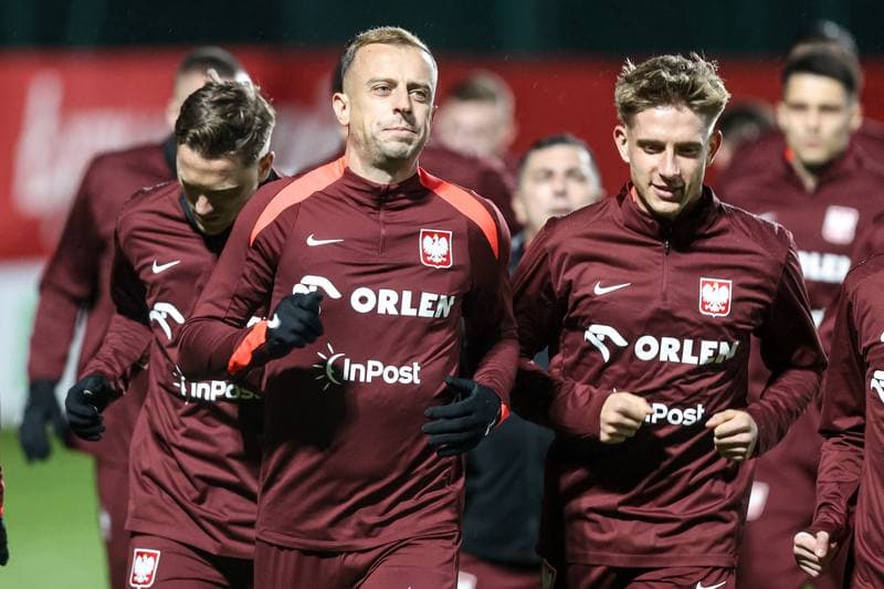 Football. Poland national team. Training. 06.10.2025