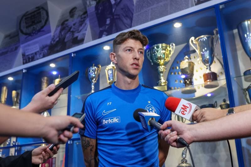 Football. Ruch Chorzow. Press Conference. 21.09.2023