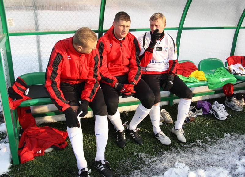 Football. Sparing. Gornik Zabrze - Janina Libiaz. 28.01.2011