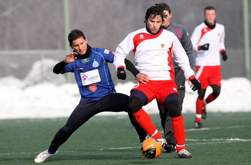 Football. Sparing. Ruch Chorzow - Piast Gliwice. 29.01.2011