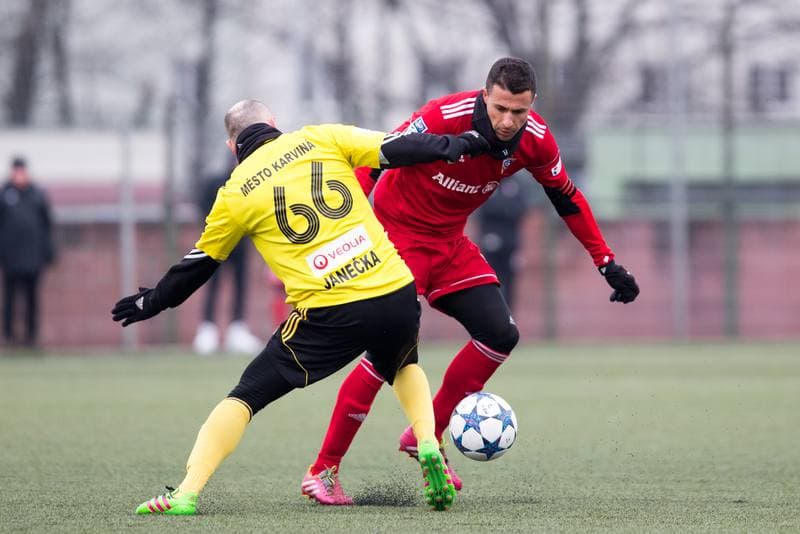 Football. Sparing. MFK Karvina - Gornik Zabrze. 13.01.2018