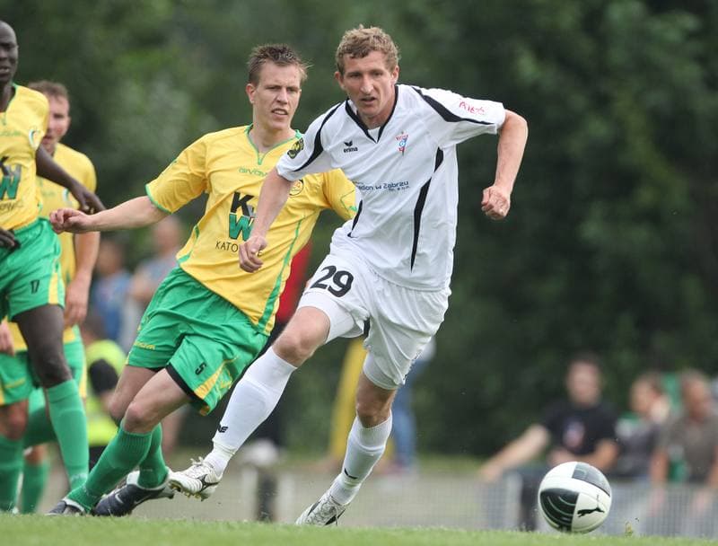 Football. Sparing. Gornik Wesola - Gornik Zabrze. 22.06.2012