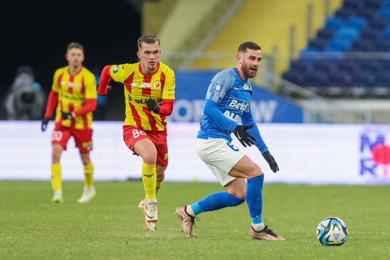 Football. PKO BP Ekstraklasa. Ruch Chorzow - Korona Kielce. 26.11.2023