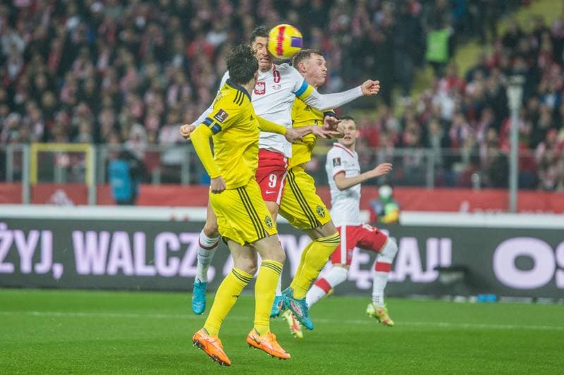 Football. FIFA World Cup Qualifiers. Poland - Sweden. 29.03.2022