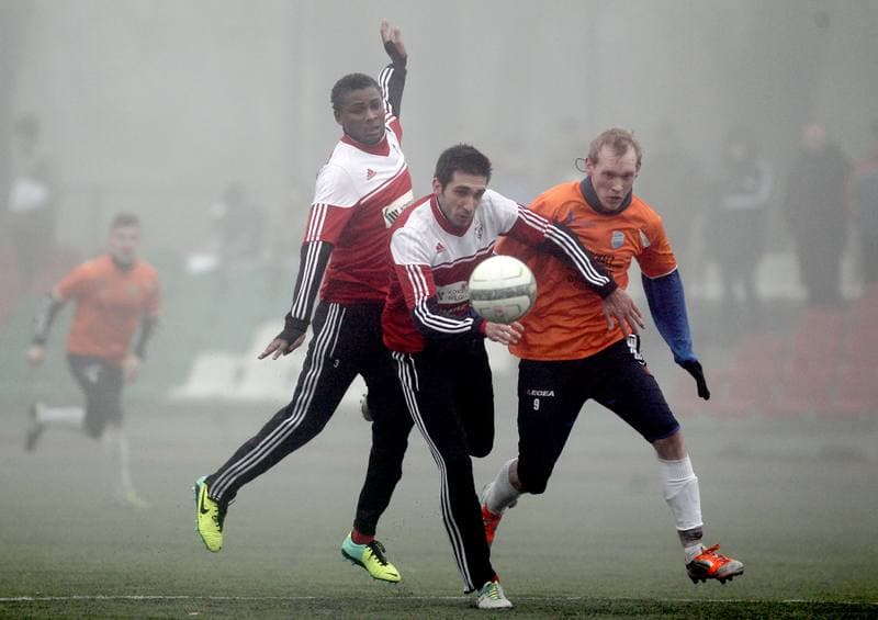 Football. Sparing. LZS Piotrowka - Gornik Zabrze. 18.01.2014