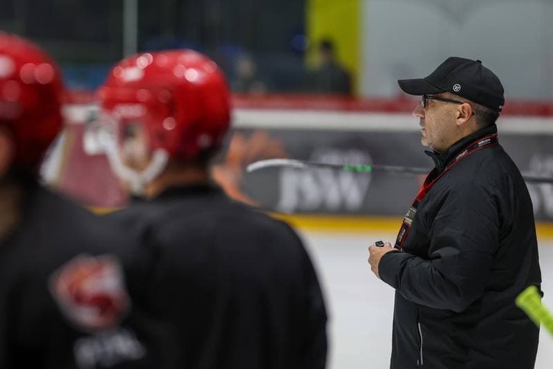 Ice Hockey. Poland national team. Training. 10.12.2023