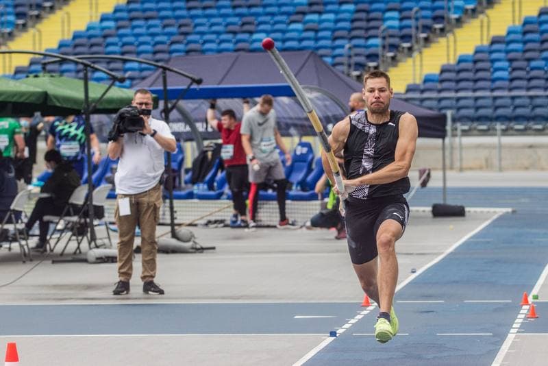 Athletics. Meeting. Michal Haratyk. 20.06.2020