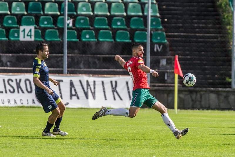 Football. Fortuna I Liga. Zaglebie Sosnowiec - Sandecja Nowy Sacz. 03.10.2020