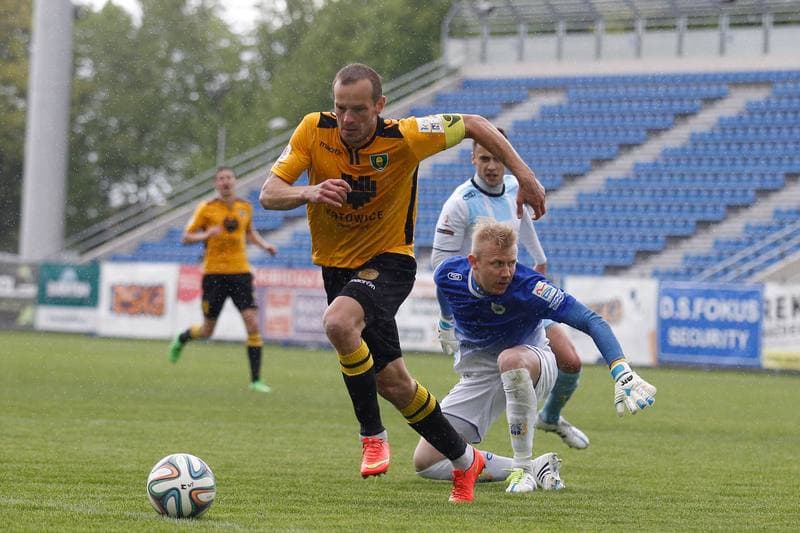 Football. I Liga. Stomil Olsztyn - GKS Katowice. 17.05.2015