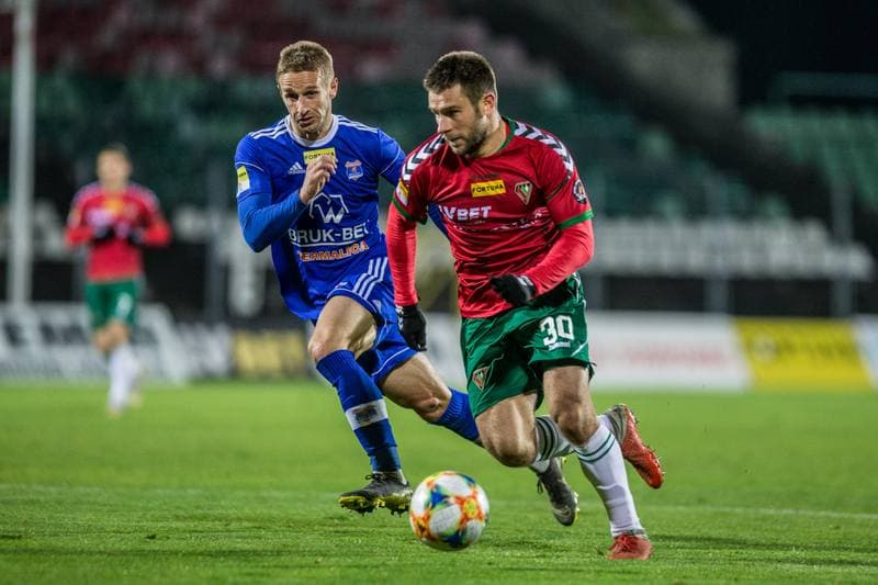 Football. Fortuna I Liga. Zaglebie Sosnowiec - Bruk-Bet Termalica Nieciecza. 29.11.2019