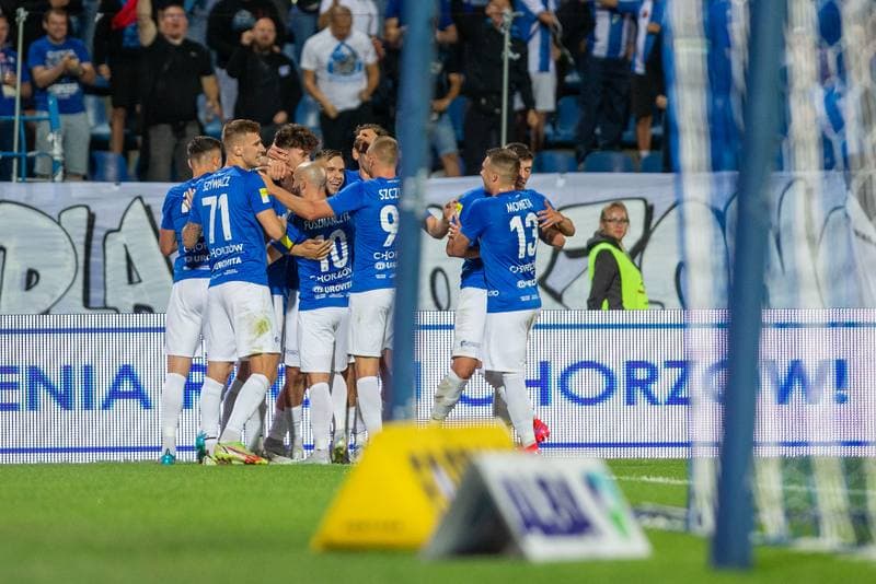 Football. Fortuna I Liga. Ruch Chorzow - Gornik Leczna. 11.08.2022