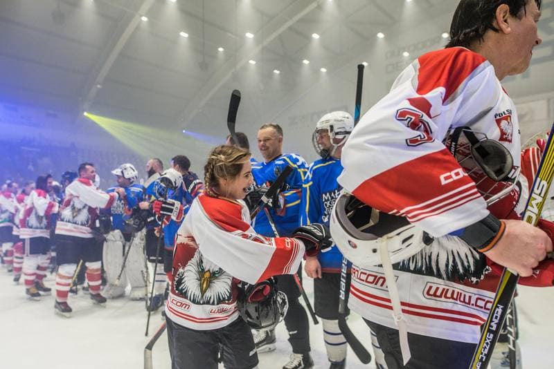 Ice Hockey. Charity Match. Hokejowa Reprezentacja Artystow Polskich - Mala Orkiestra Wielkiej Pomocy. 13.11.2021
