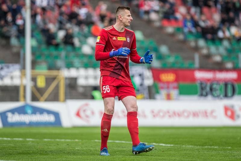 Football. Fortuna I Liga. Zaglebie Sosnowiec - LKS Lodz. 16.04.2022