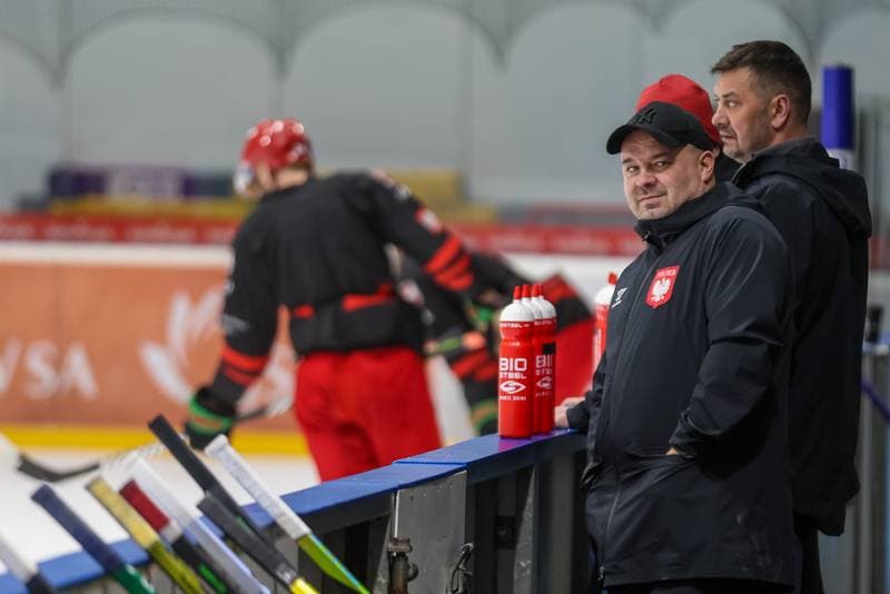 Ice Hockey. Poland national team. Training. 10.12.2023