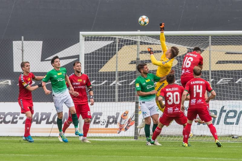 Football. Fortuna I Liga. Zaglebie Sosnowiec - Radomiak Radom. 17.06.2020
