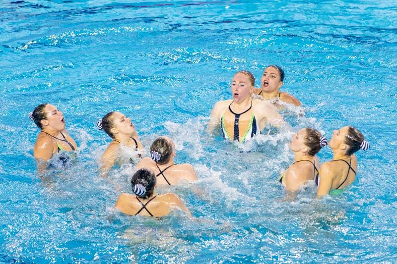 Artistic Swimming. European Games. Team Acrobatic Routine. 24.06.2023