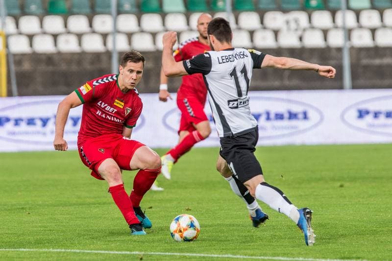 Football. Fortuna I Liga. Zaglebie Sosnowiec - Chrobry Glogow. 03.07.2020