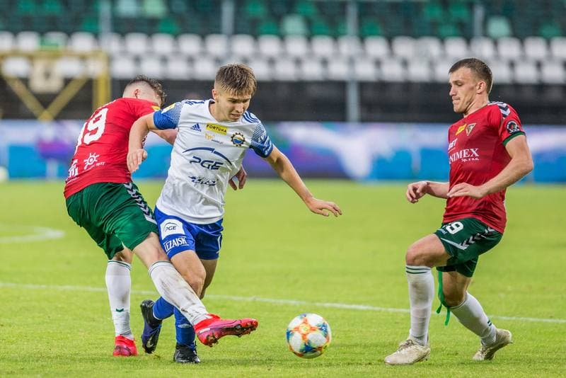 Football. Fortuna I Liga. Zaglebie Sosnowiec - Stal Mielec. 17.07.2020