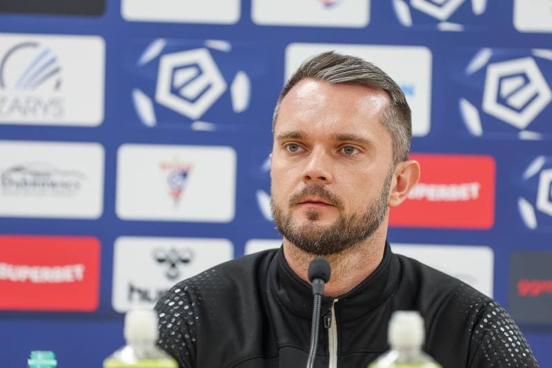 Football. Gornik Zabrze. Press Conference. 16.03.2023