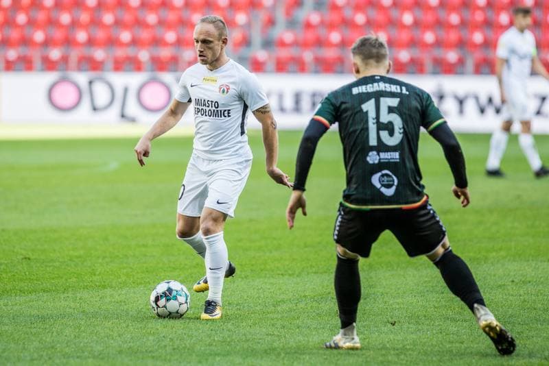 Football. Fortuna I Liga. GKS Tychy - Puszcza Niepolomice. 08.11.2020