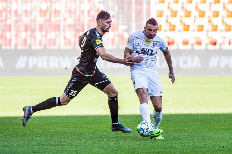 Football. Fortuna I Liga. GKS Tychy - Puszcza Niepolomice. 08.11.2020