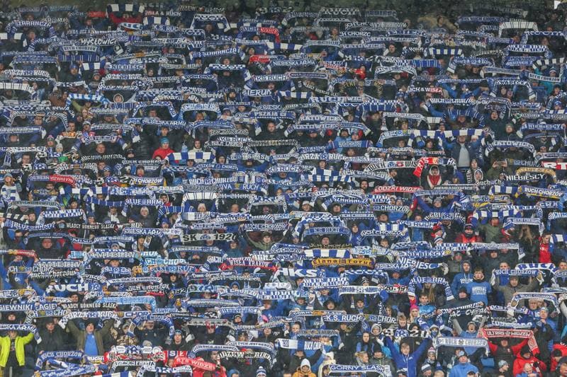 Football. PKO BP Ekstraklasa. Ruch Chorzow - Korona Kielce. 26.11.2023
