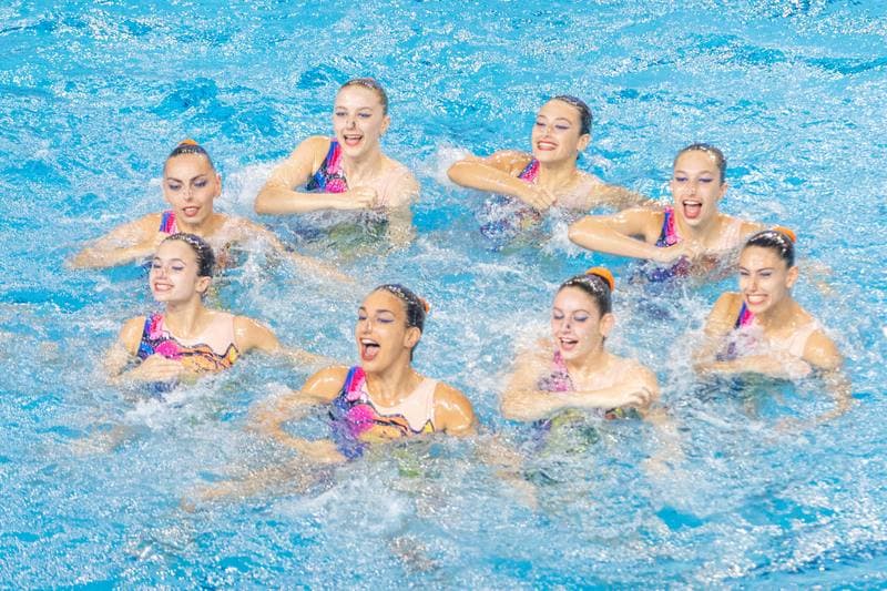 Artistic Swimming. European Games. Team Free Routine Combination. 23.06.2023