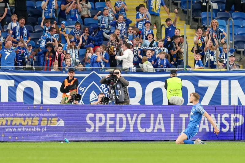 Football. PKO BP Ekstraklasa. Ruch Chorzow - Lech Poznan. 03.05.2024