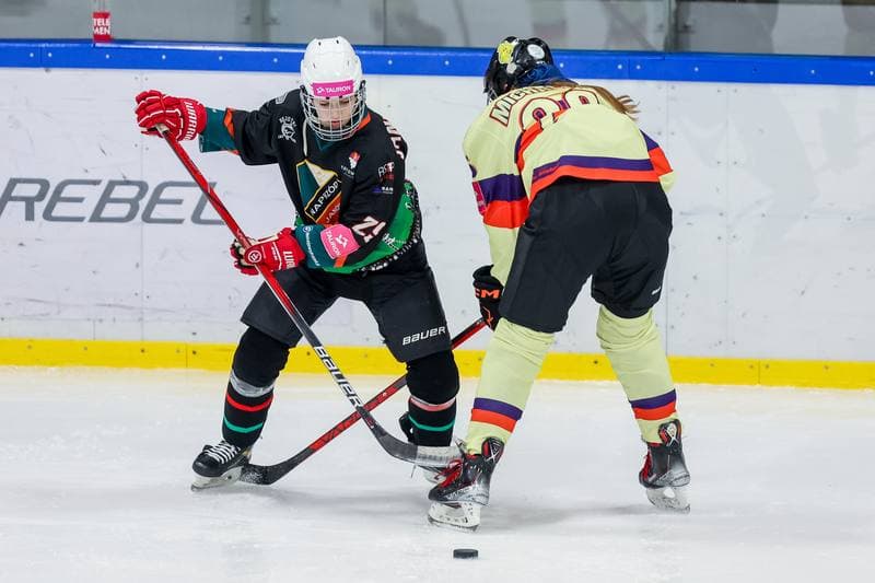 Ice Hockey. Tauron Liga Kobiet. Wiedzmy 71 Wroclaw - Kojotki Naprzod Janow. 03.12.2023