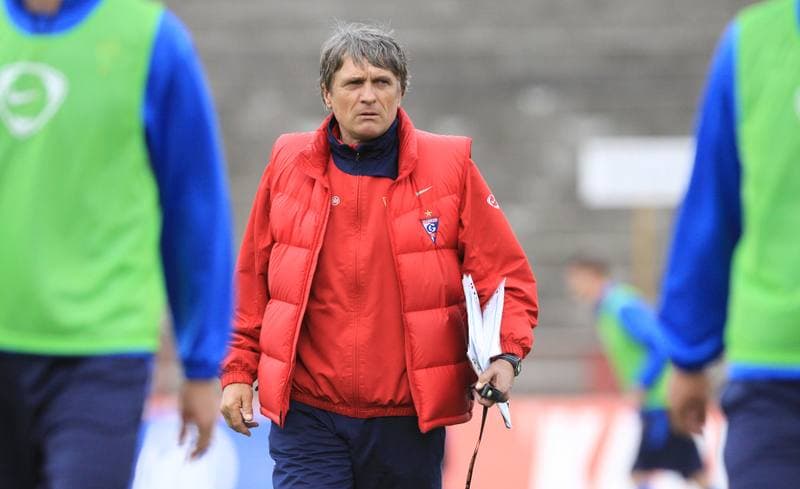 Football. Gornik Zabrze. Training. 30.03.2010