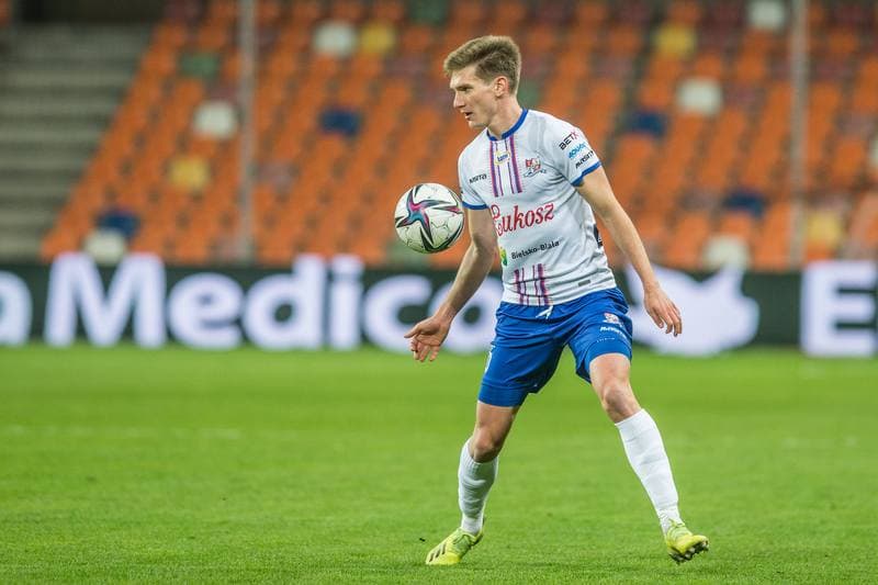 Football. PKO BP Ekstraklasa. Podbeskidzie Bielsko-Biala - Lech Poznan. 23.04.2021