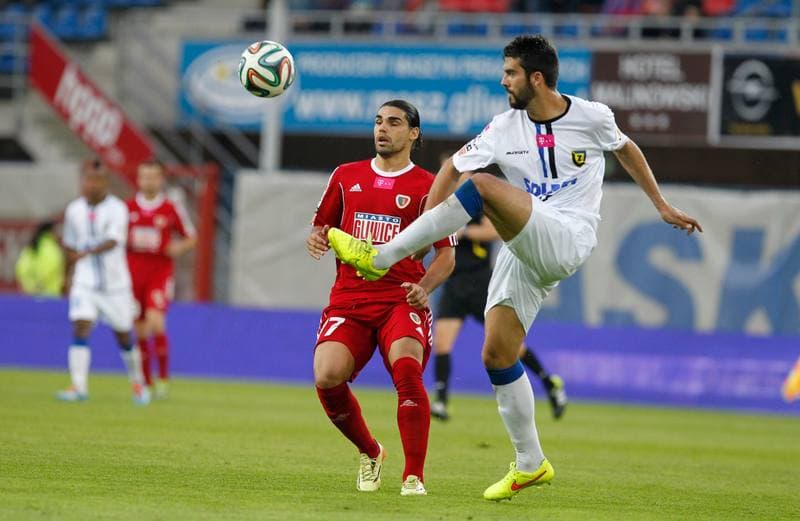 Football. T-Mobile Ekstraklasa. Piast Gliwice - Zawisza Bydgoszcz. 29.08.2014