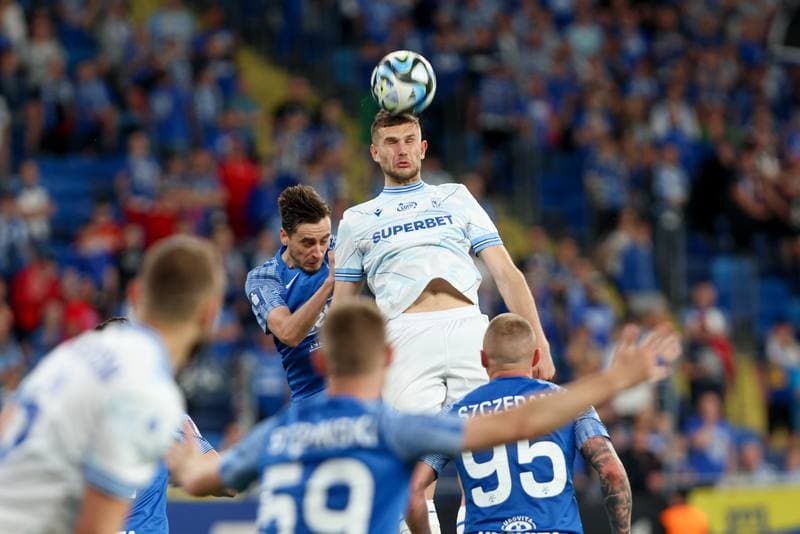 Football. PKO BP Ekstraklasa. Ruch Chorzow - Lech Poznan. 03.05.2024