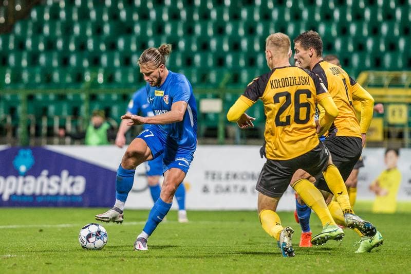 Football. Fortuna I Liga. GKS Katowice - Puszcza Niepolomice. 23.10.2021