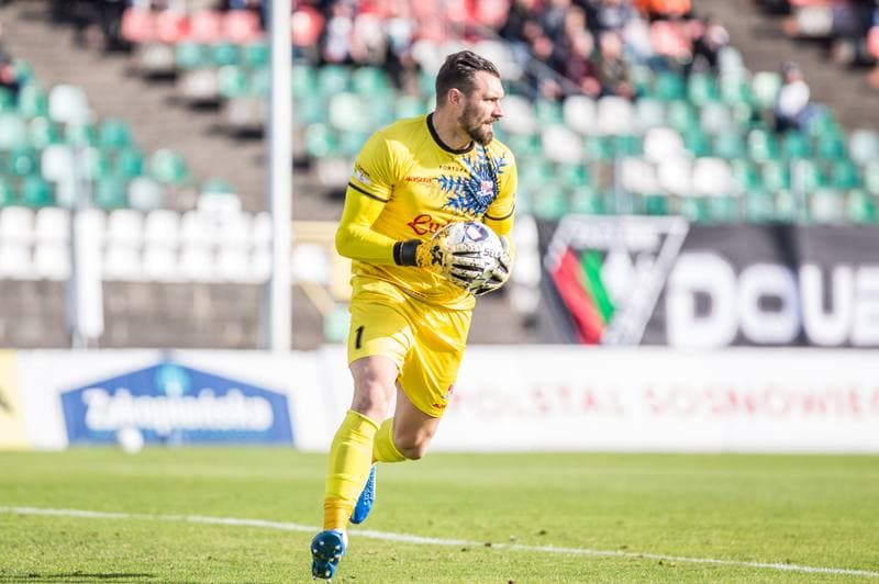 Football. Fortuna I Liga. Zaglebie Sosnowiec - Podbeskidzie Bielsko-Biala. 24.10.2021