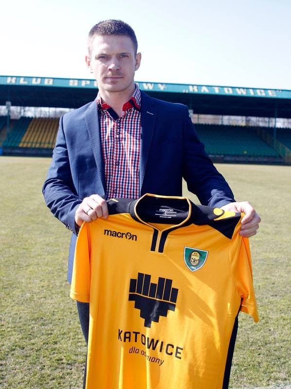 Football. GKS Katowice. Press Conference. 17.03.2015