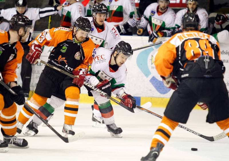 Ice Hockey. Polska Hokej Liga. GKS Tychy - JKH GKS Jastrzebie. 30.11.2014