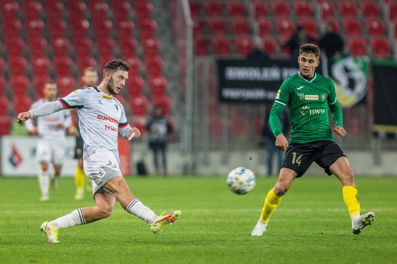 Football. Fortuna I Liga. GKS Tychy - GKS 1962 Jastrzebie. 06.11.2021