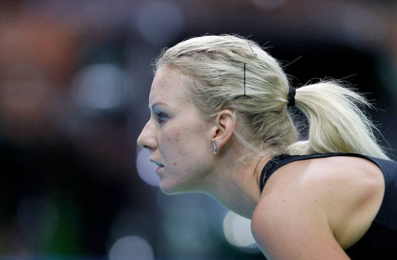 Tennis. Katowice Open. Agnieszka Radwanska - Klara Koukalova. 10.04.2015