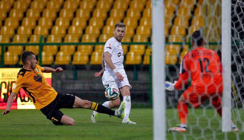 Football. I Liga. GKS Katowice - Zaglebie Lubin. 25.04.2015